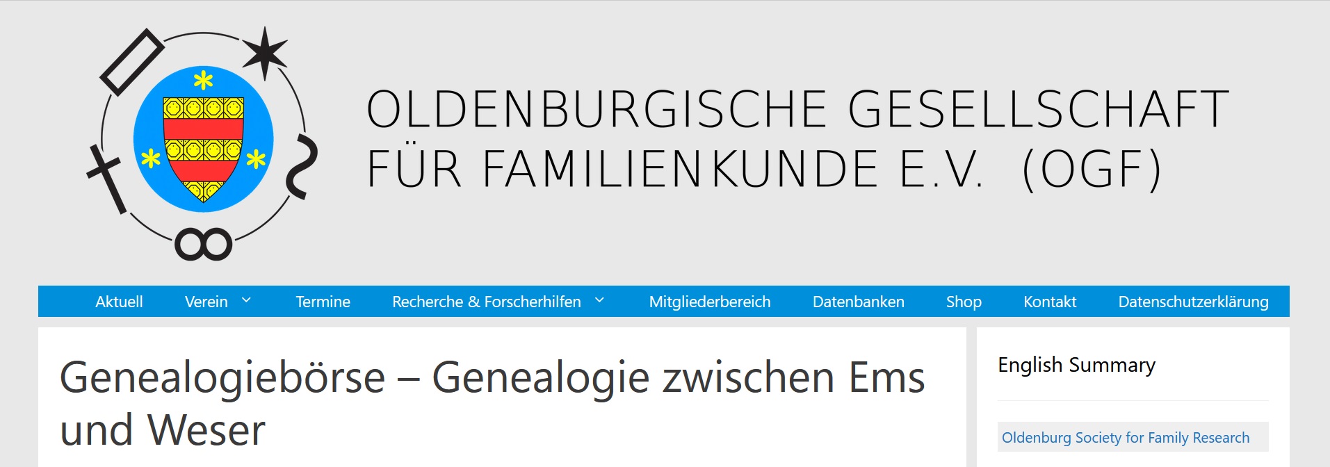 Genealogiebörse Am 16. März 2024 In Wilhelmshaven • Verein Für ...