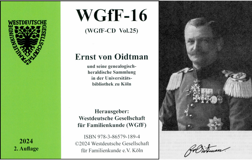Genealogisch-heraldische Sammlung Ernst von Oidtman auf DVD