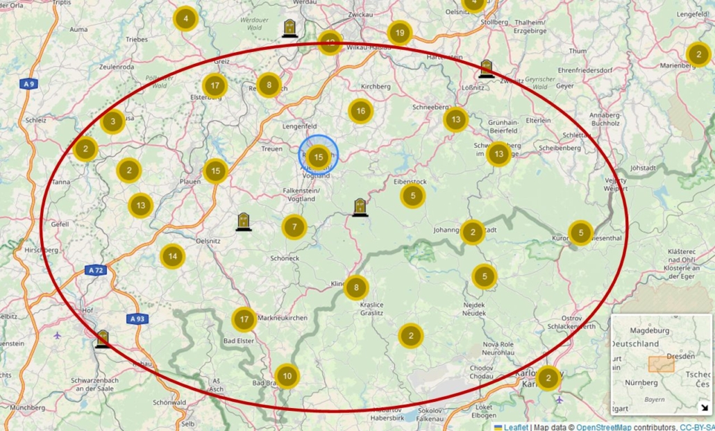 Friedhofsdokumentationen im Vogtland 