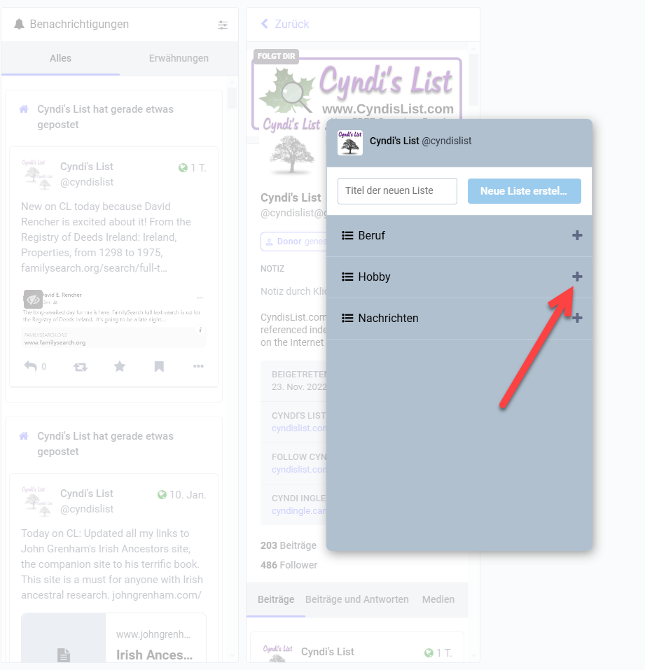 Mastodon mehr nutzen - Listen erstellen und folgen