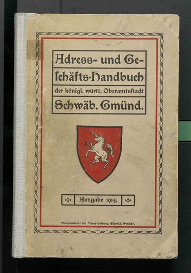 Schwäbisch Gmünd ist eines der im Januar 2025 neu abgeschlossenen Adressbücher